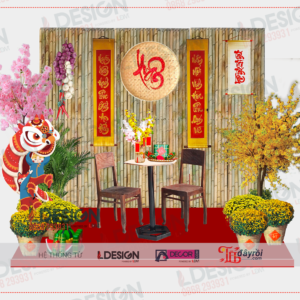 Tiểu cảnh tết LDM 001